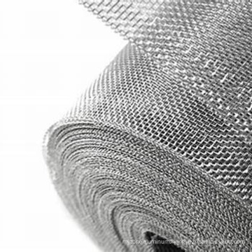 PVC coated black aluminum alloy screen netting for insect-resisting